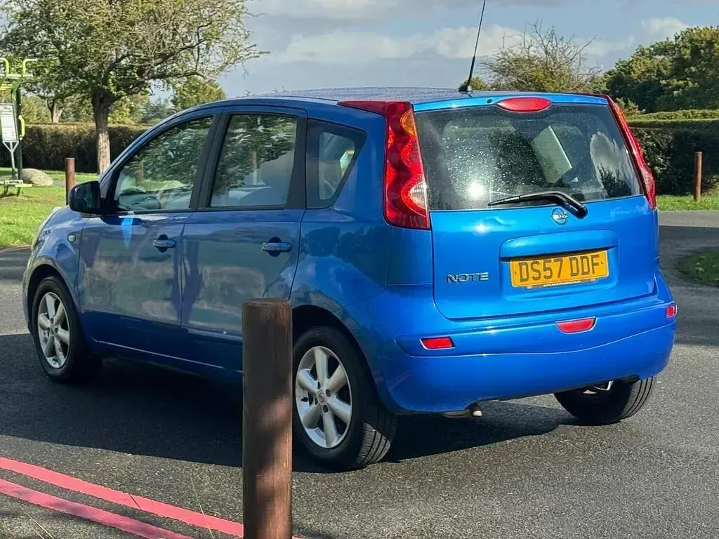 Used Nissan Note Acenta 110 HP (80 kW) 2007 Blue Hatchback