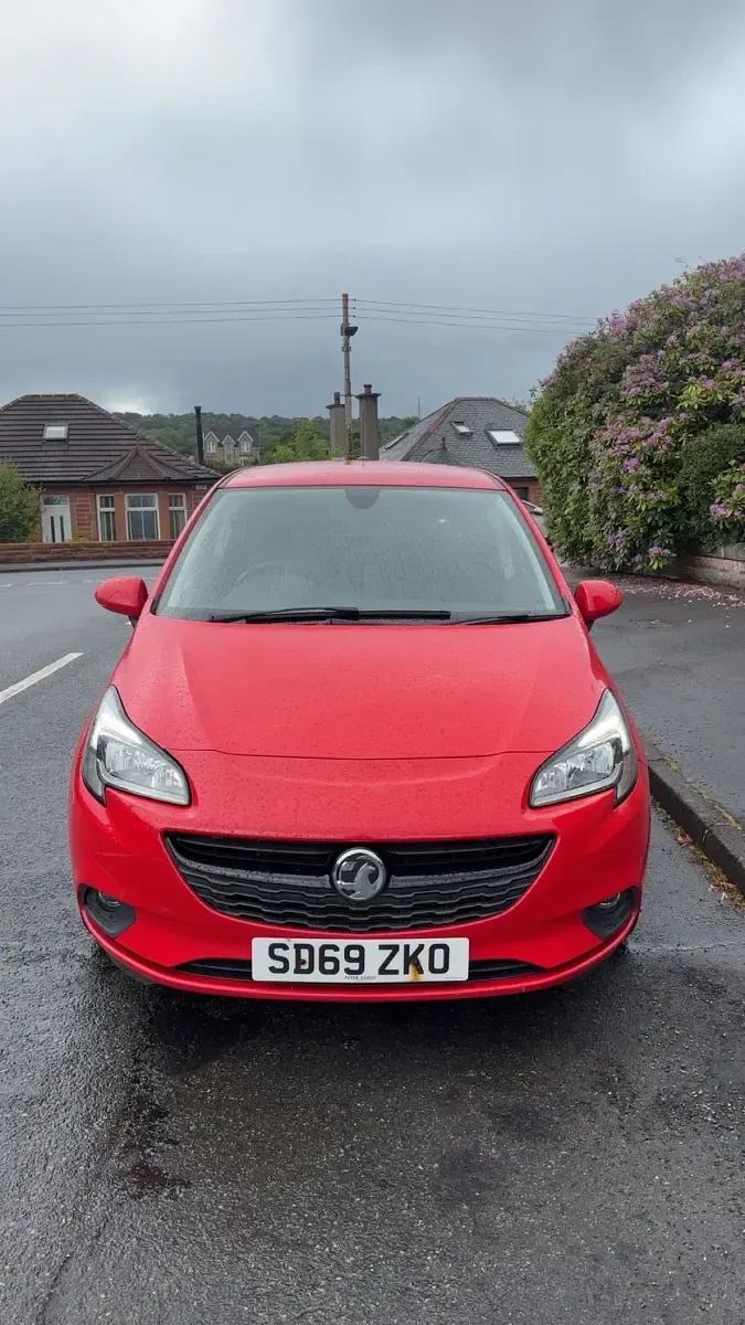 Used Vauxhall Corsa 75 HP (55 kW) 2019 Red Hatchback