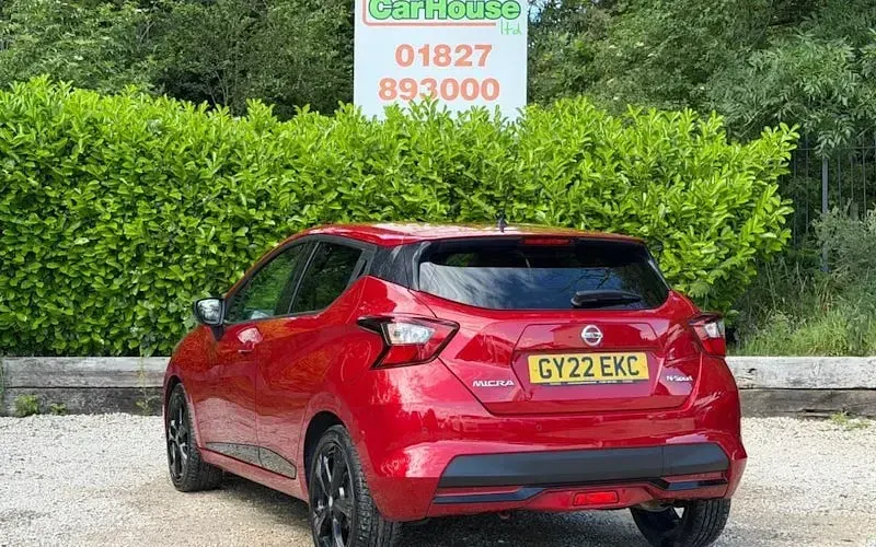 Used Nissan Micra S 92 HP (67 kW) 2022 Red Hatchback