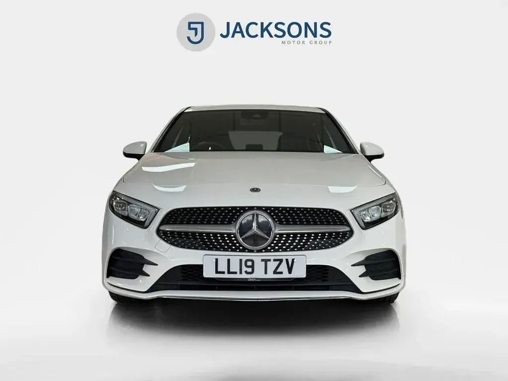 Used Mercedes A220 AMG line 190 HP (139 kW) 2019 White Hatchback