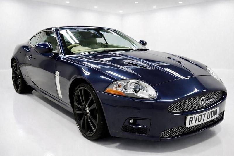 Used Jaguar XKR Supercharged 420 HP (308 kW) 2007 Blue Coupe