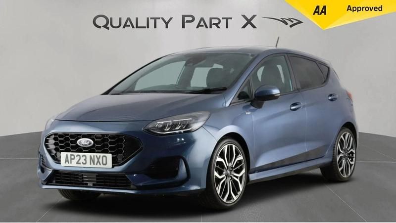 Used Ford Fiesta ST-Line X 100 HP (73 kW) 2023 Blue Hatchback