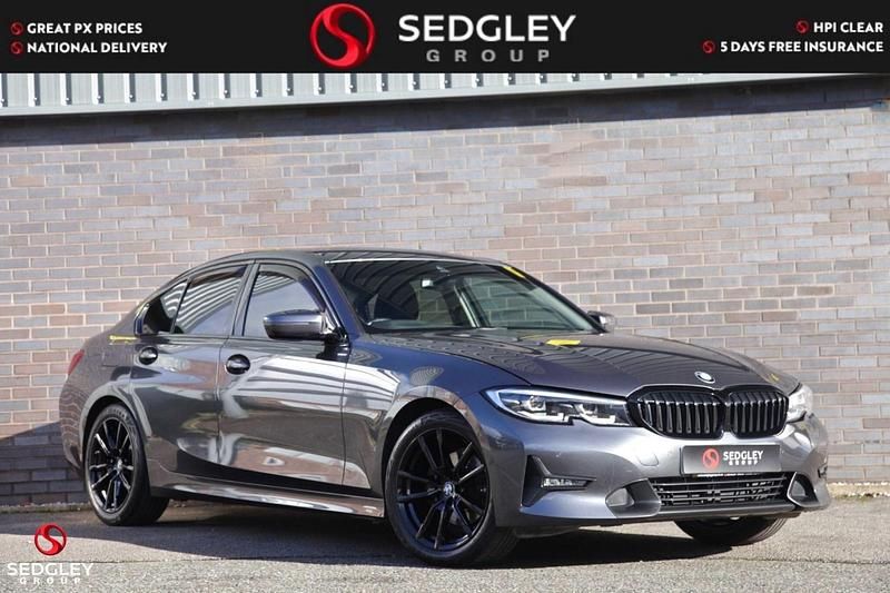Grey Used 2020 BMW 320 Sport Line Sedan | £16,495 (Good price) - Image 1/4