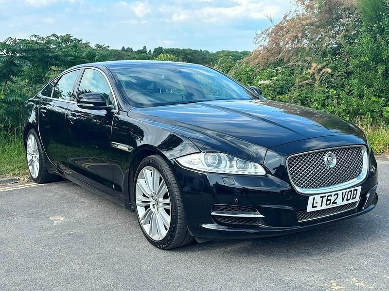 Black Used 2012 Jaguar XJ Portfolio Sedan | £11,495 (Fair price) - Image 1/4