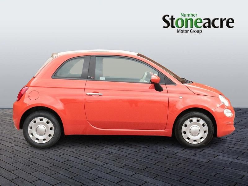 Used Fiat 500 Pop 70 HP (51 kW) 2021 Orange Cabriolet