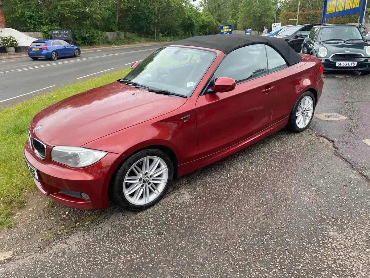 Used BMW 120 Cabriolet M Sport 2012 Red Cabriolet