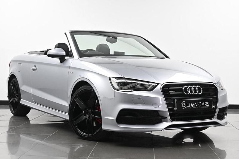 Silver Used 2015 Audi A3 Cabriolet S-Line Cabriolet | £12,990 (Fair price) - Image 1/4
