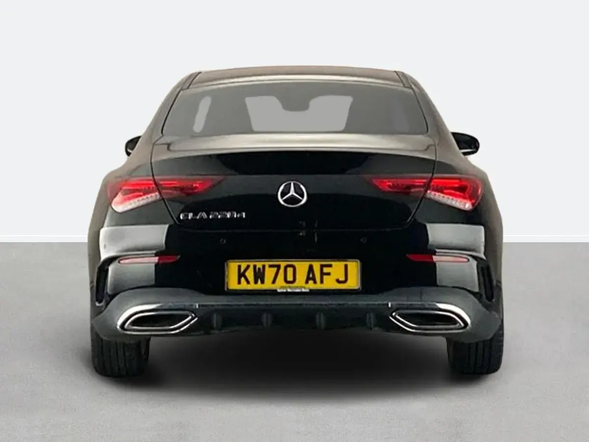 Used Mercedes CLA220 AMG Line Premium Plus 190 HP (139 kW) 2020 Black Coupe