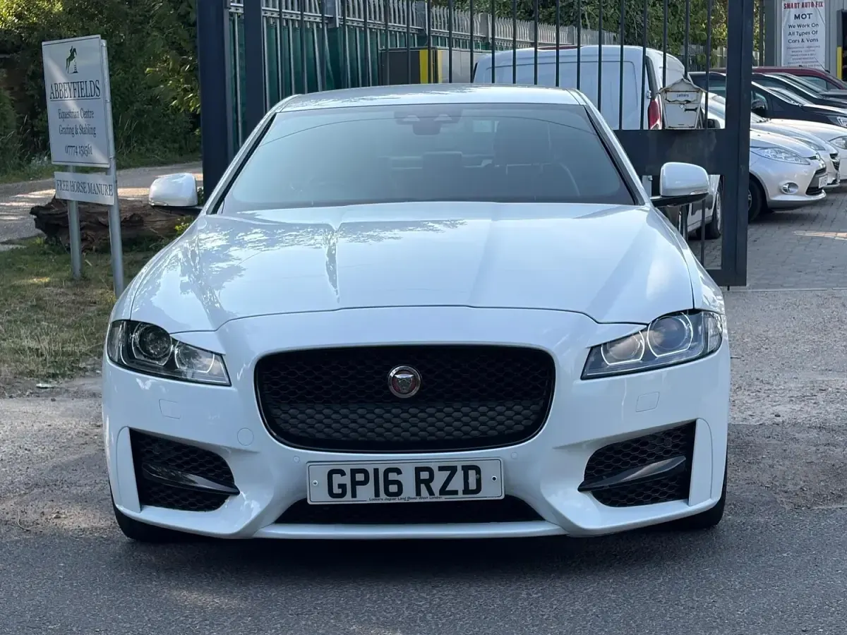 Used Jaguar XF R-Sport 180 HP (132 kW) 2016 White Sedan