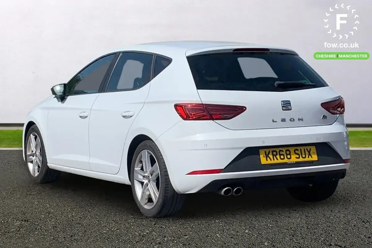 Used Seat Leon FR 150 HP (110 kW) 2018 White Hatchback