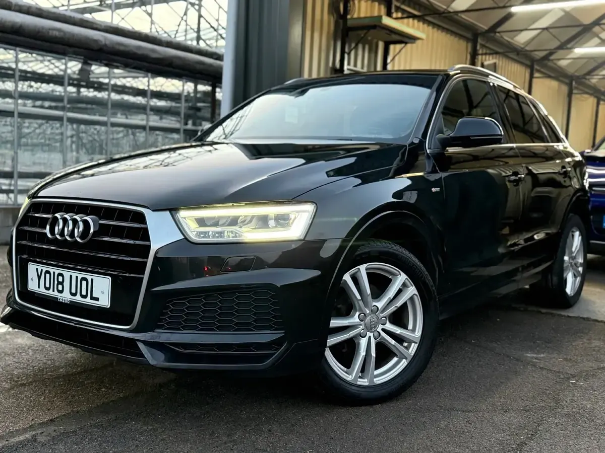 Used Audi Q3 S-Line 150 HP (110 kW) 2018 Black SUV