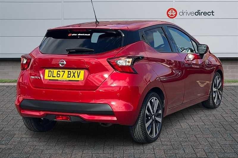 Used Nissan Micra Tekna 2017 Red Hatchback