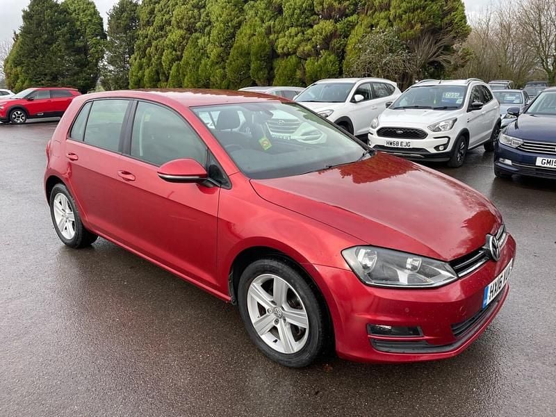Red Used 2016 VW Golf VII Match Hatchback | £8,995 (Good price) - Image 1/4