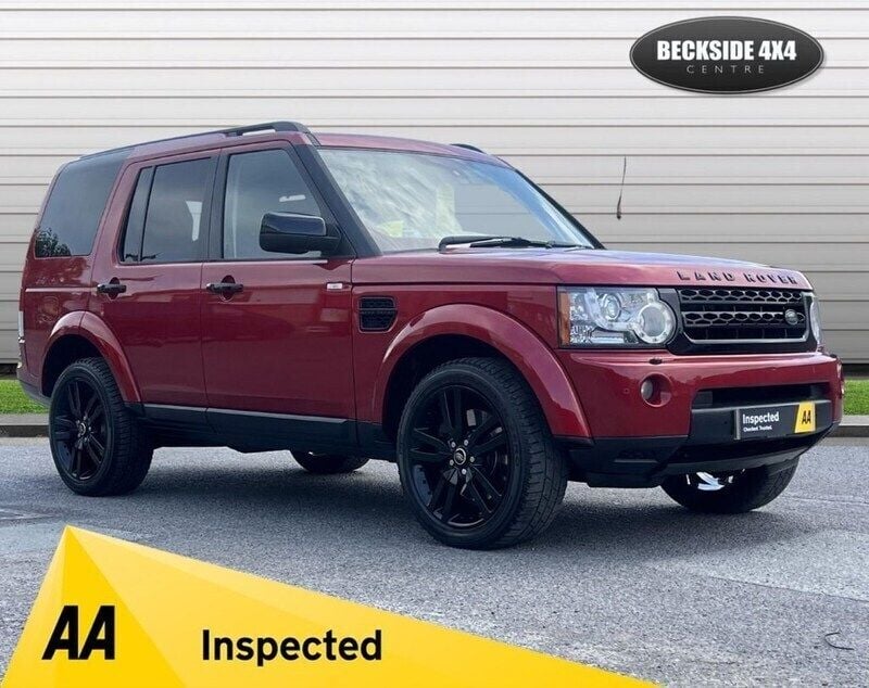 Red Used 2013 Land Rover Discovery 4 HSE SUV | £12,950 (Fair price) - Image 1/3