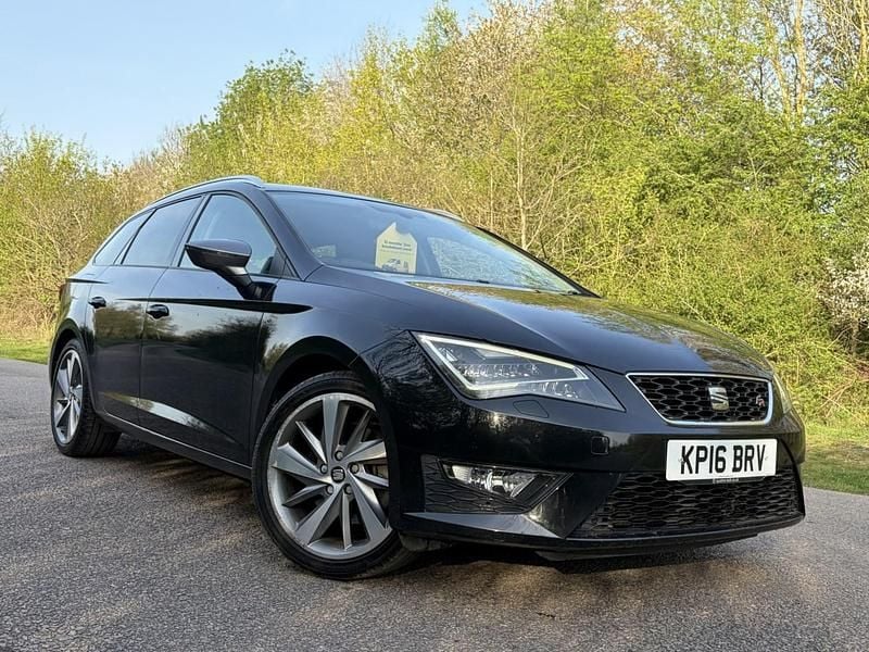 Begagnad Seat Leon FR 180 HK (132 kW) 2016 Svart Kombi