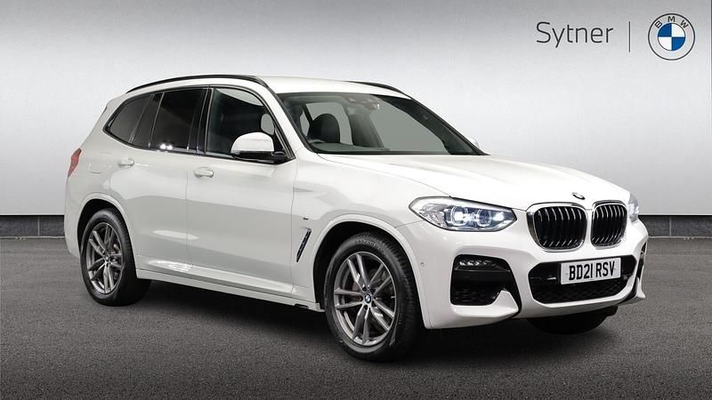 Used BMW X3 M Sport 187 HP (137 kW) 2021 White SUV