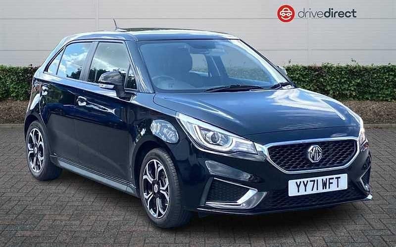 Metallic black pearl Used 2022 MG MG3 Exclusive Hatchback | £9,995 (Fair price) - Image 1/4