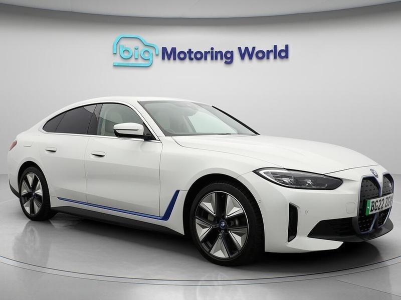White Used 2022 BMW i4 Sport Line Sedan | £24,200 (Super price) - Image 1/4