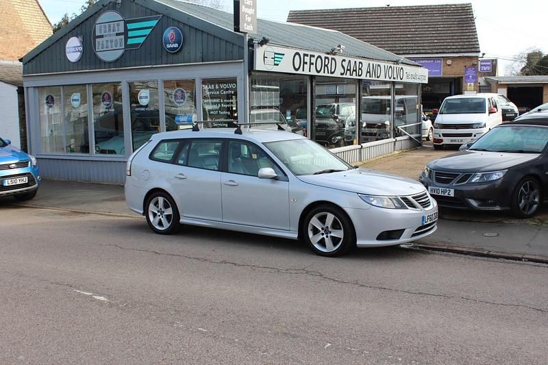 Begagnad Saab 9-3 150 HK (110 kW) 2010 Silver Kombi