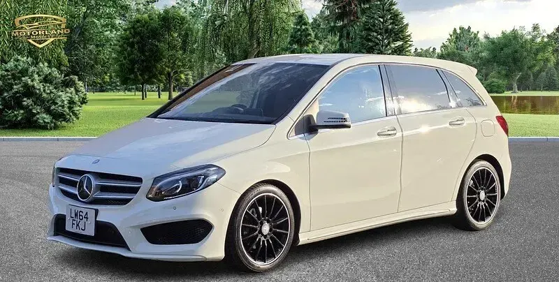 Used Mercedes B180 Executive 122 HP (89 kW) 2015 White Hatchback