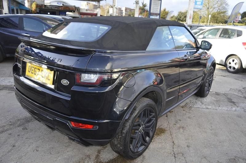 Used Land Rover Range Rover evoque HSE Dynamic 240 HP (176 kW) 2017 Black Cabriolet