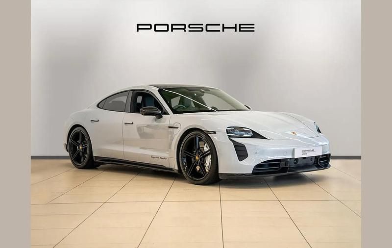 Grey Used 2023 Porsche Taycan Sedan | £67,990 (Fair price) - Image 1/4