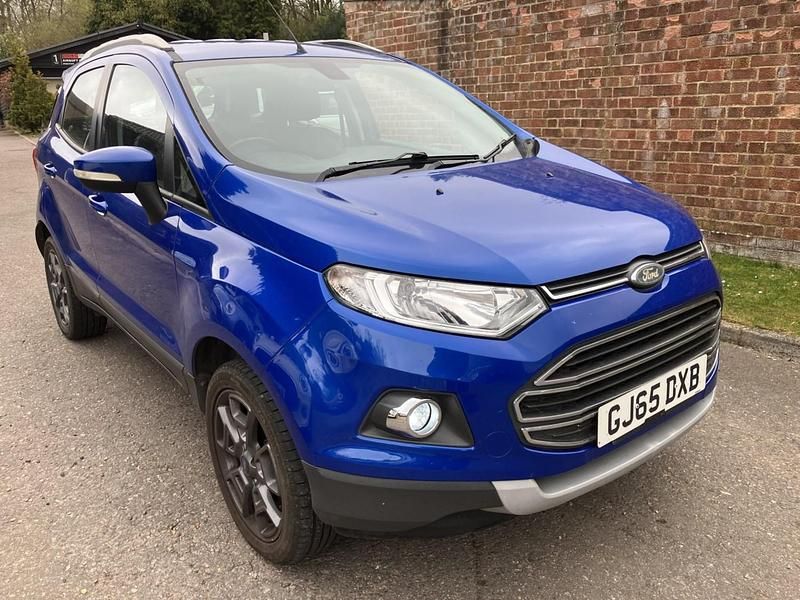 Used Ford Ecosport Titanium 125 HP (91 kW) 2015 Blue SUV
