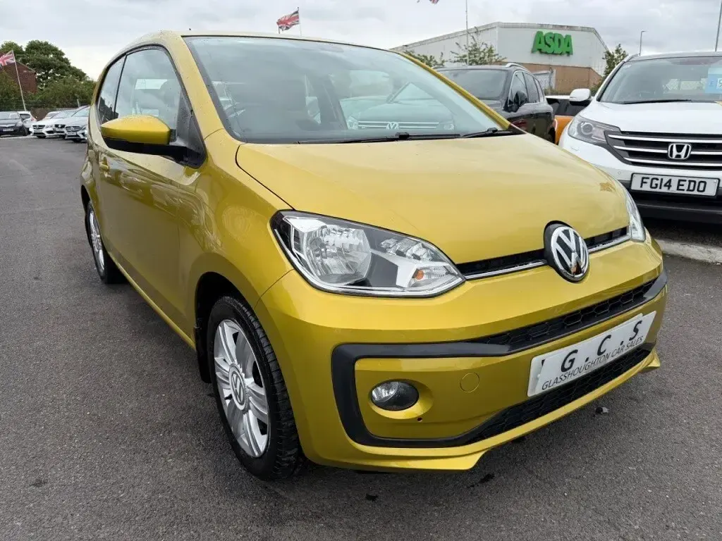 Used VW up! high up! 75 HP (55 kW) 2017 Yellow Hatchback