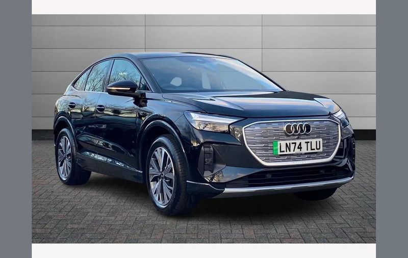 Black Used 2024 Audi Q4 e-tron Sport SUV | £36,450 (Fair price) - Image 1/4