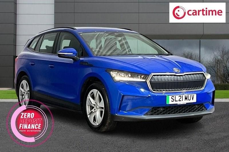 Blue Used 2021 Skoda Enyaq iV Loft SUV | £15,138 (Good price) - Image 1/3