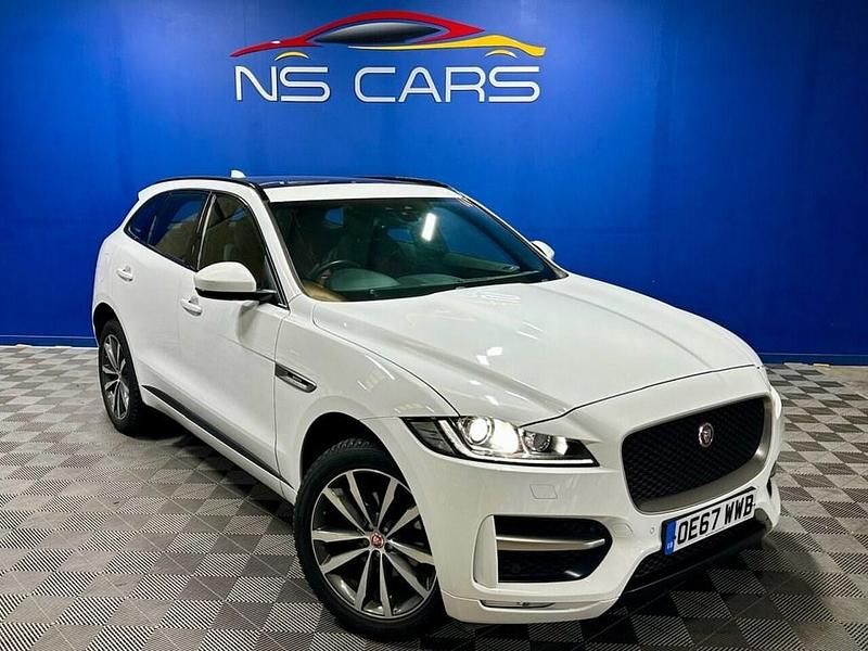 White Used 2018 Jaguar F-Pace R-Sport SUV | £14,799 (Fair price) - Image 1/4