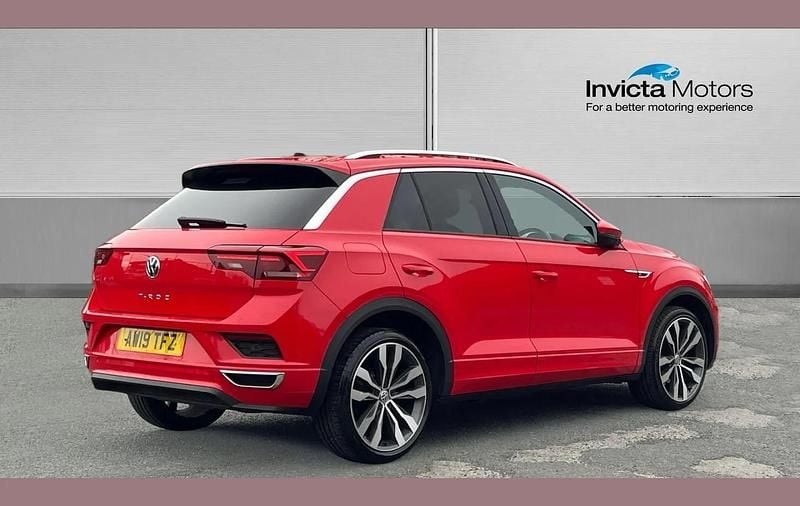 Used VW T-Roc R-line 150 HP (110 kW) 2019 Red SUV