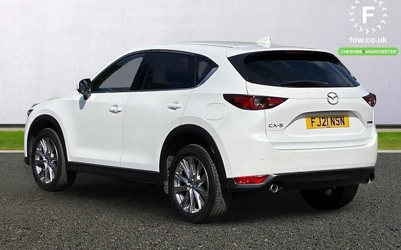 Second-hand Mazda CX-5 Inclusive 165 CP (121 kW) 2021 Alb SUV