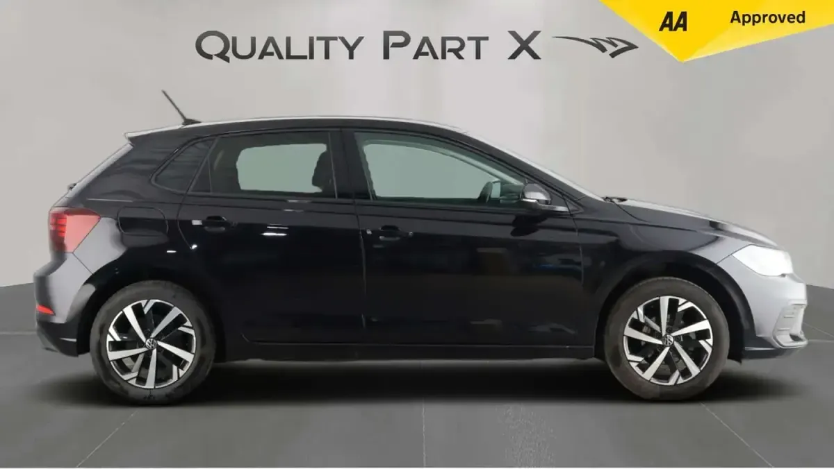 Used VW Polo Match 95 HP (69 kW) 2025 Black Hatchback