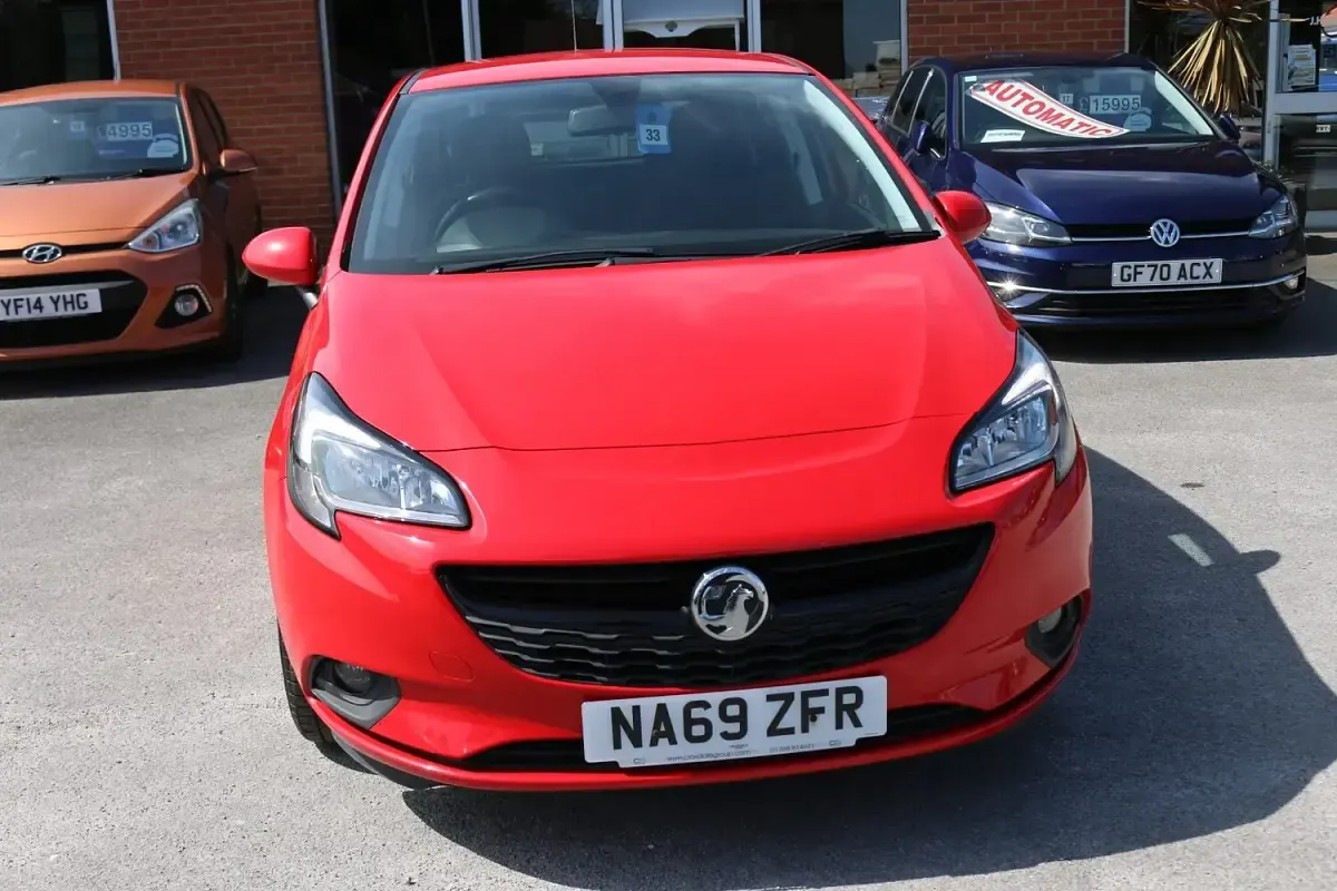 Used Vauxhall Corsa 75 HP (55 kW) 2019 Red Hatchback