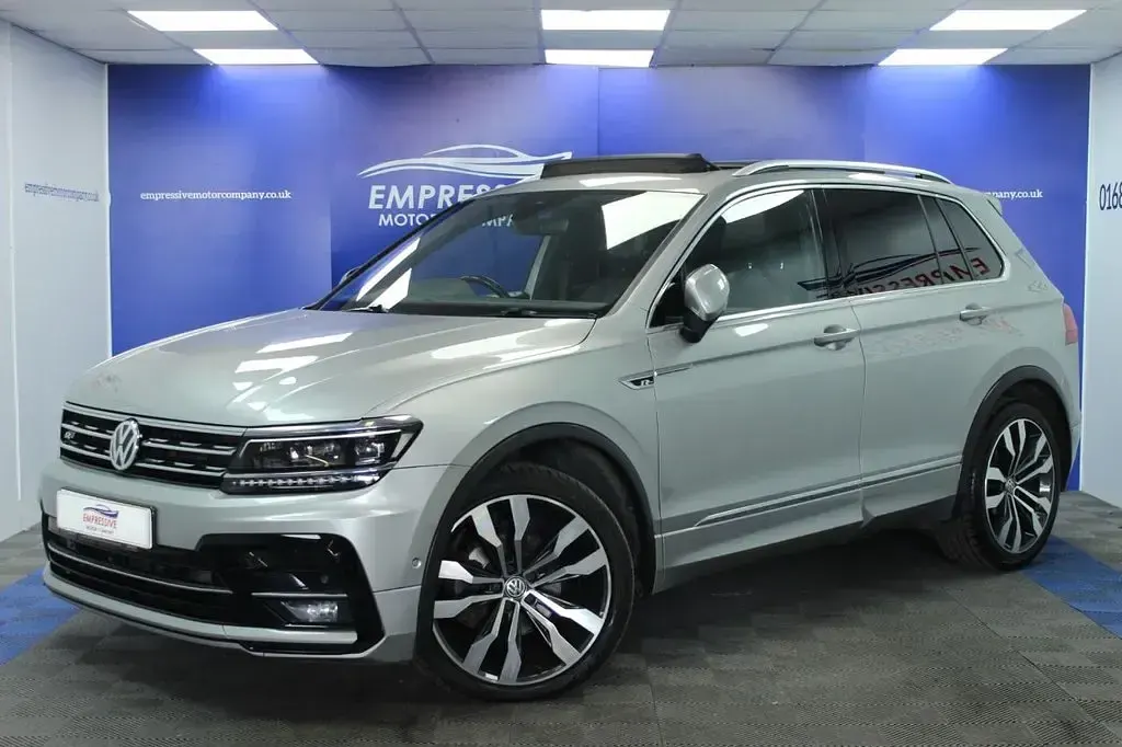 Used VW Tiguan R-line 150 HP (110 kW) 2019 Silver SUV