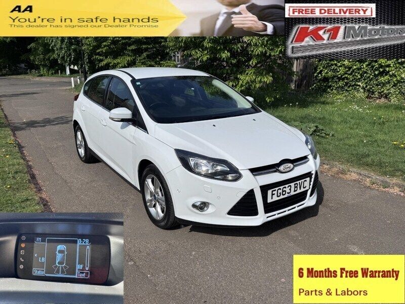 White Used 2013 Ford Focus Zetec Hatchback | £3,799 (Super price) - Image 1/3