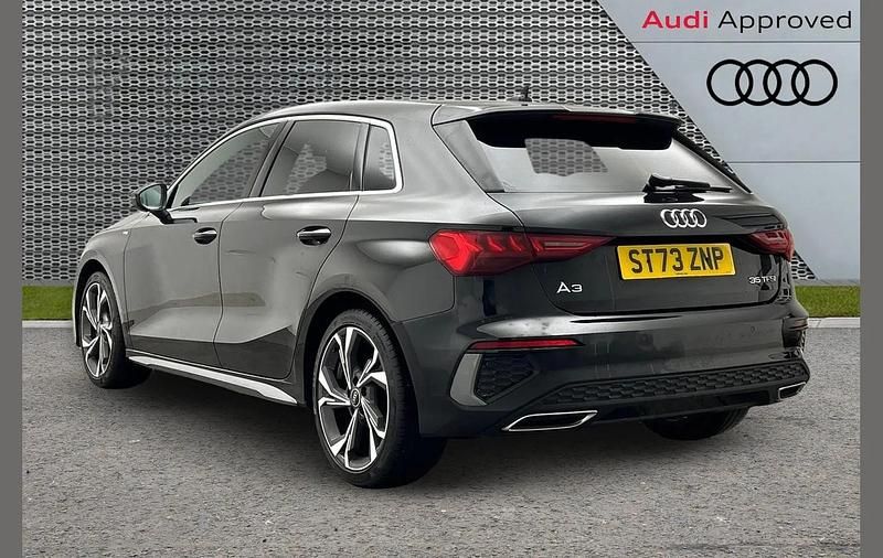 Used Audi A3 S-Line 147 HP (108 kW) 2024 Black Hatchback