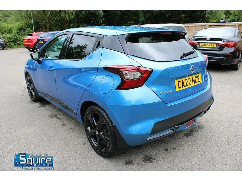 Used Nissan Micra 92 HP (67 kW) 2022 Blue Hatchback
