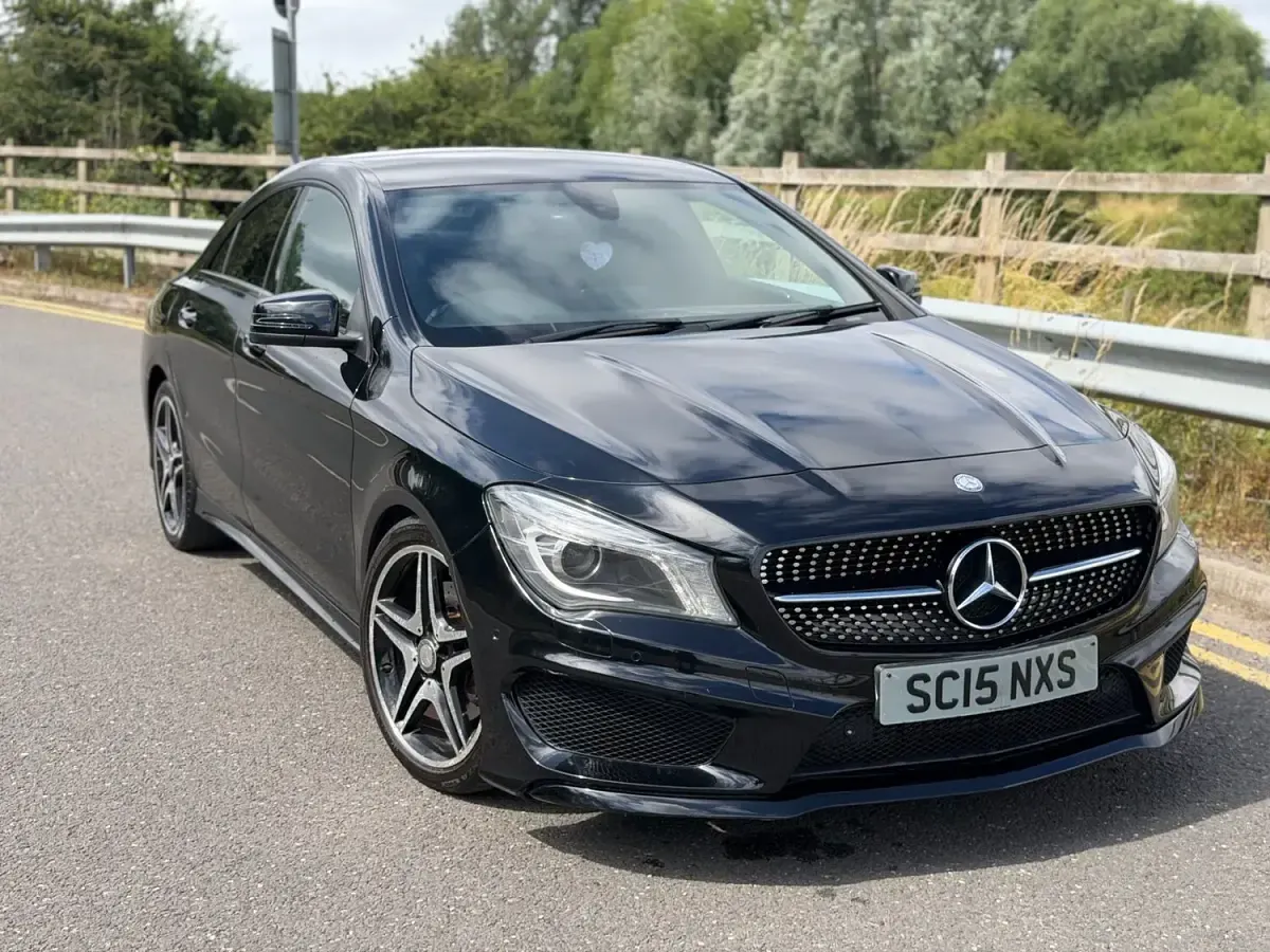 Used Mercedes CLA220 AMG 177 HP (130 kW) 2015 Black Coupe