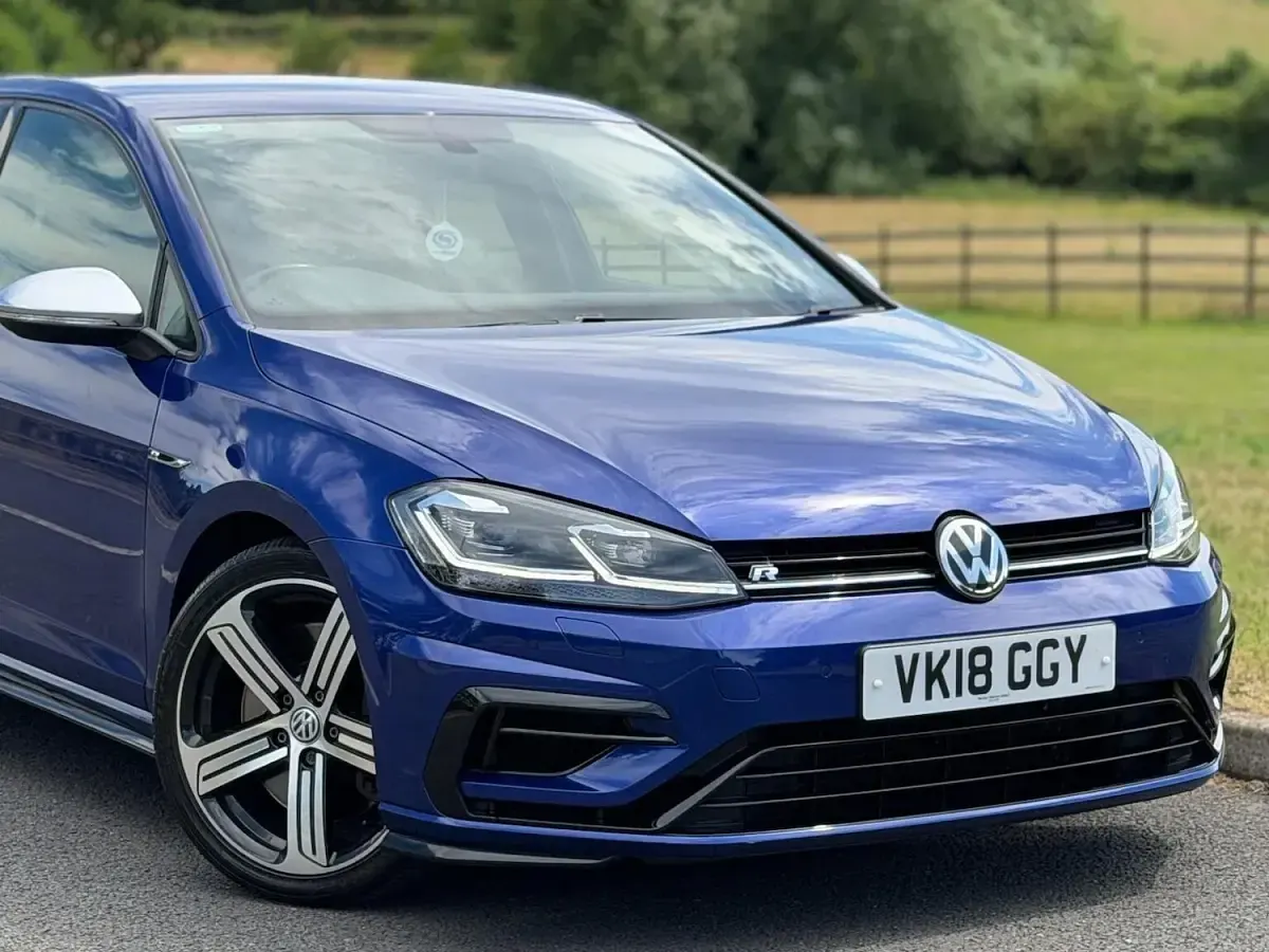 Used VW Golf VII R 310 HP (228 kW) 2018 Blue Hatchback