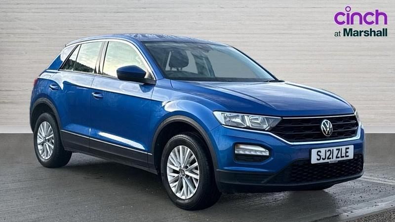 Blue Used 2021 VW T-Roc S SUV | £14,692 (Good price) - Image 1/4