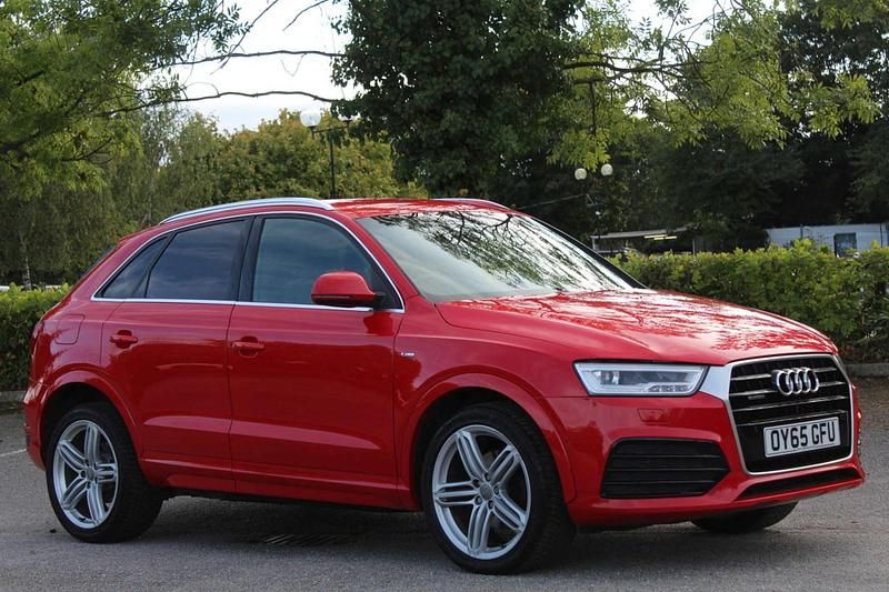Red Used 2015 Audi Q3 S-line plus SUV | £13,990 (Fair price) - Image 1/4