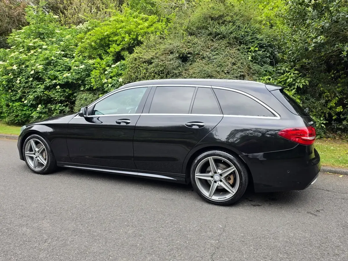 Used Mercedes C200 AMG line 2016 Black Estate