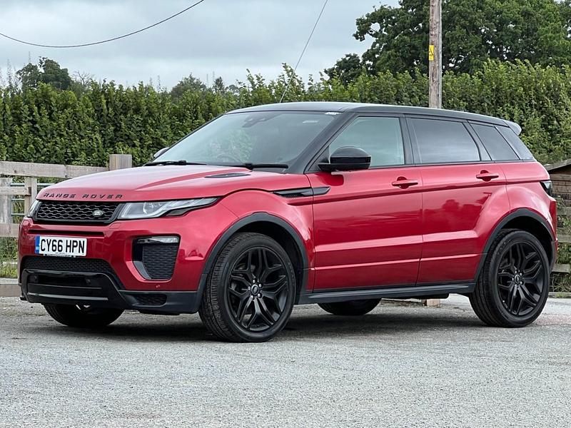 Red Used 2016 Land Rover Range Rover evoque HSE Dynamic Estate | £10,995 (Fair price) - Image 1/4
