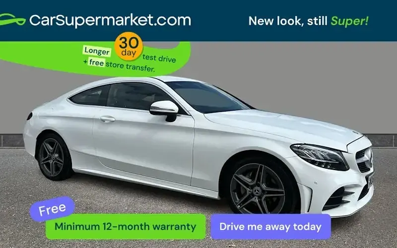 Begagnad Mercedes C200 AMG line 184 HK (135 kW) 2020 Sportkupé