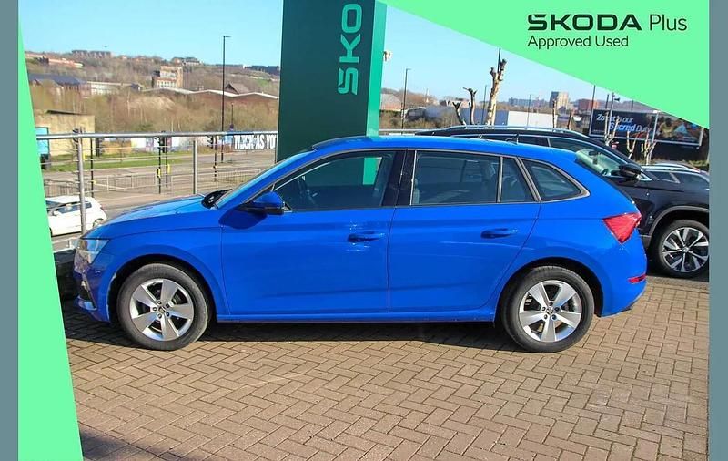 Used Skoda Scala SE 94 HP (69 kW) 2023 Blue Hatchback