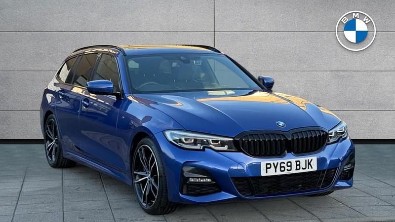 Used BMW 330 M Sport 254 HP (186 kW) 2019 Blue Estate