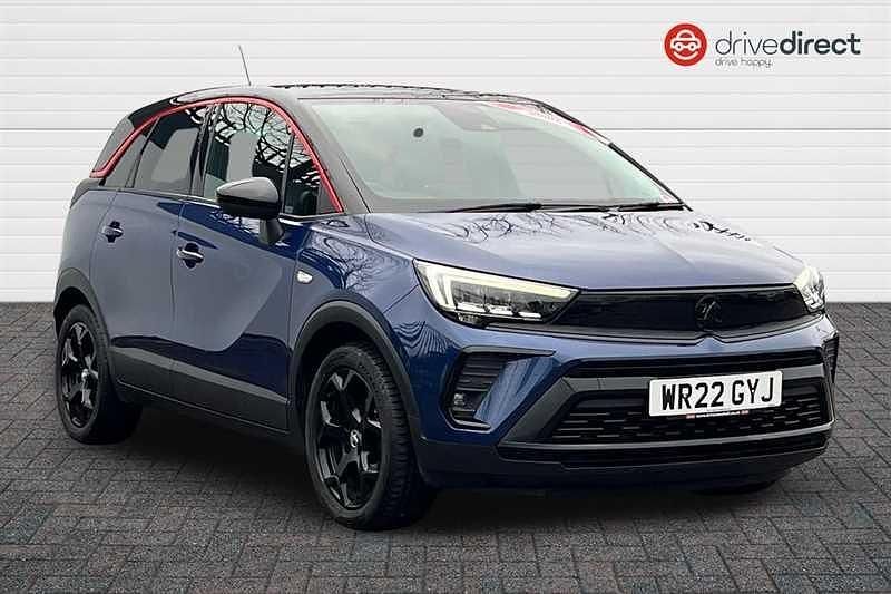 Used Vauxhall Crossland GS Line 83 HP (61 kW) 2022 Blue SUV