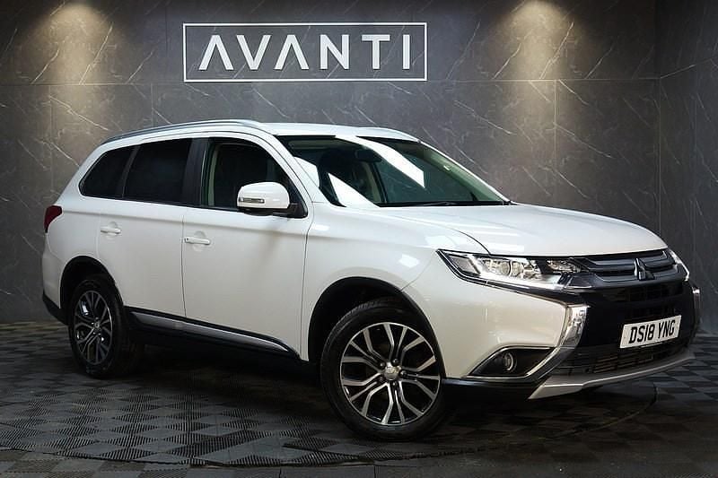 White Used 2018 Mitsubishi Outlander SUV | £11,300 (Fair price) - Image 1/3